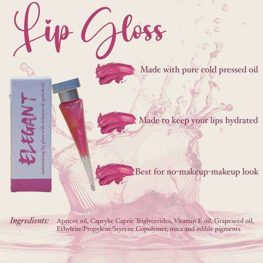 Melange Elegant lip gloss lightweight non sticky natural nude India