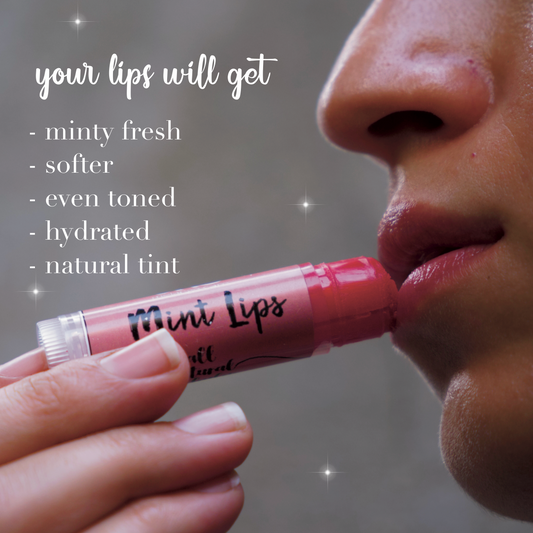 Melange Mint Lips plumping lip balm mint essential oil reduces pigmentation