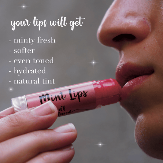 Melange Mint Lips plumping lip balm mint essential oil reduces pigmentation