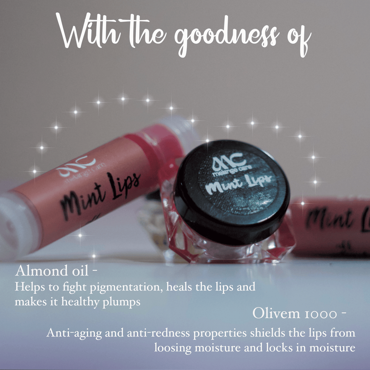 Melange Summer Collection natural lip balm hydration and chapped lips protection
