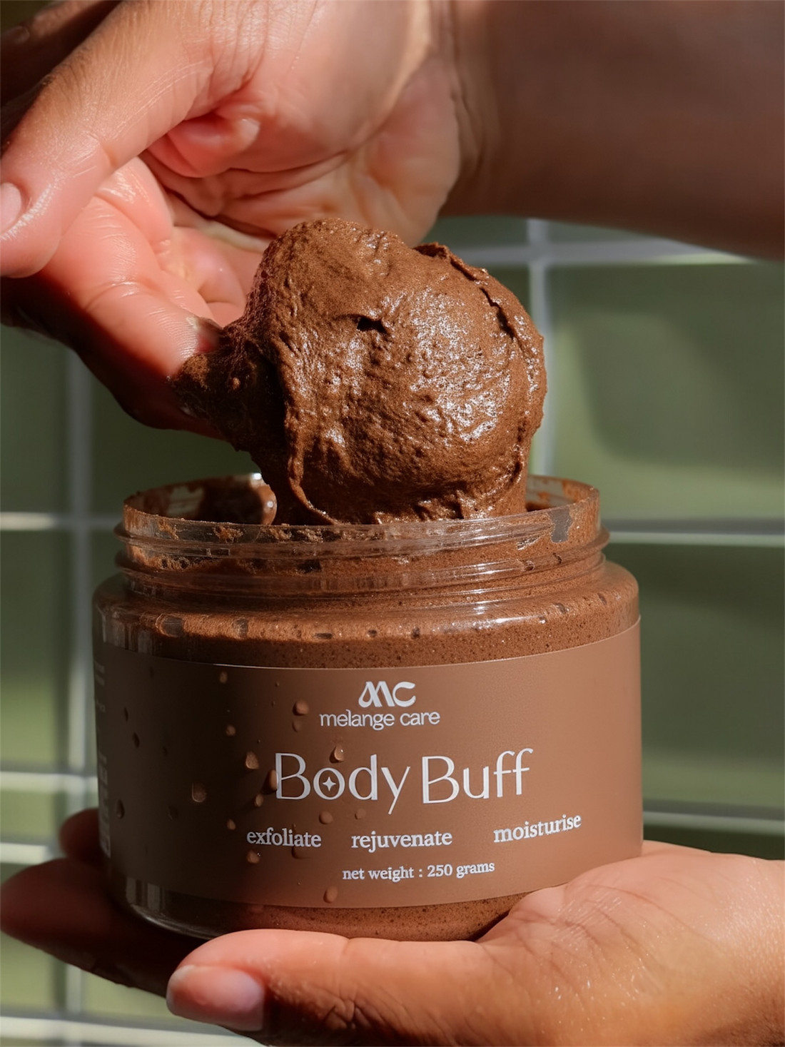 Body buff is the solution to your strawberry legs