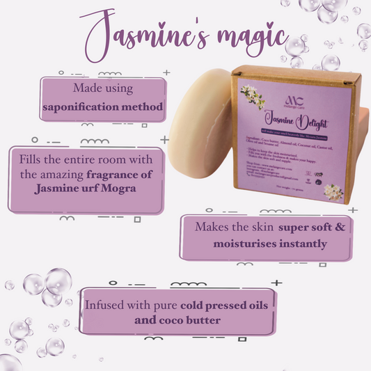 Jasmine Delight Soap: A Sweet Floral Indulgence for All Skin Types