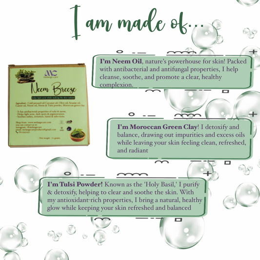 Neem Breeze Soap: A Refreshing Purity for Your Skin