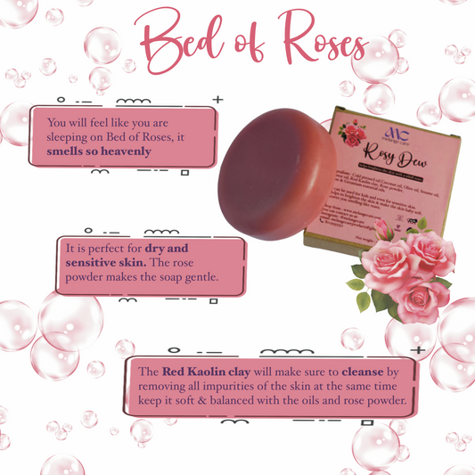 Rosy Dew Soap: A Soothing Floral Treat for Sensitive Skin