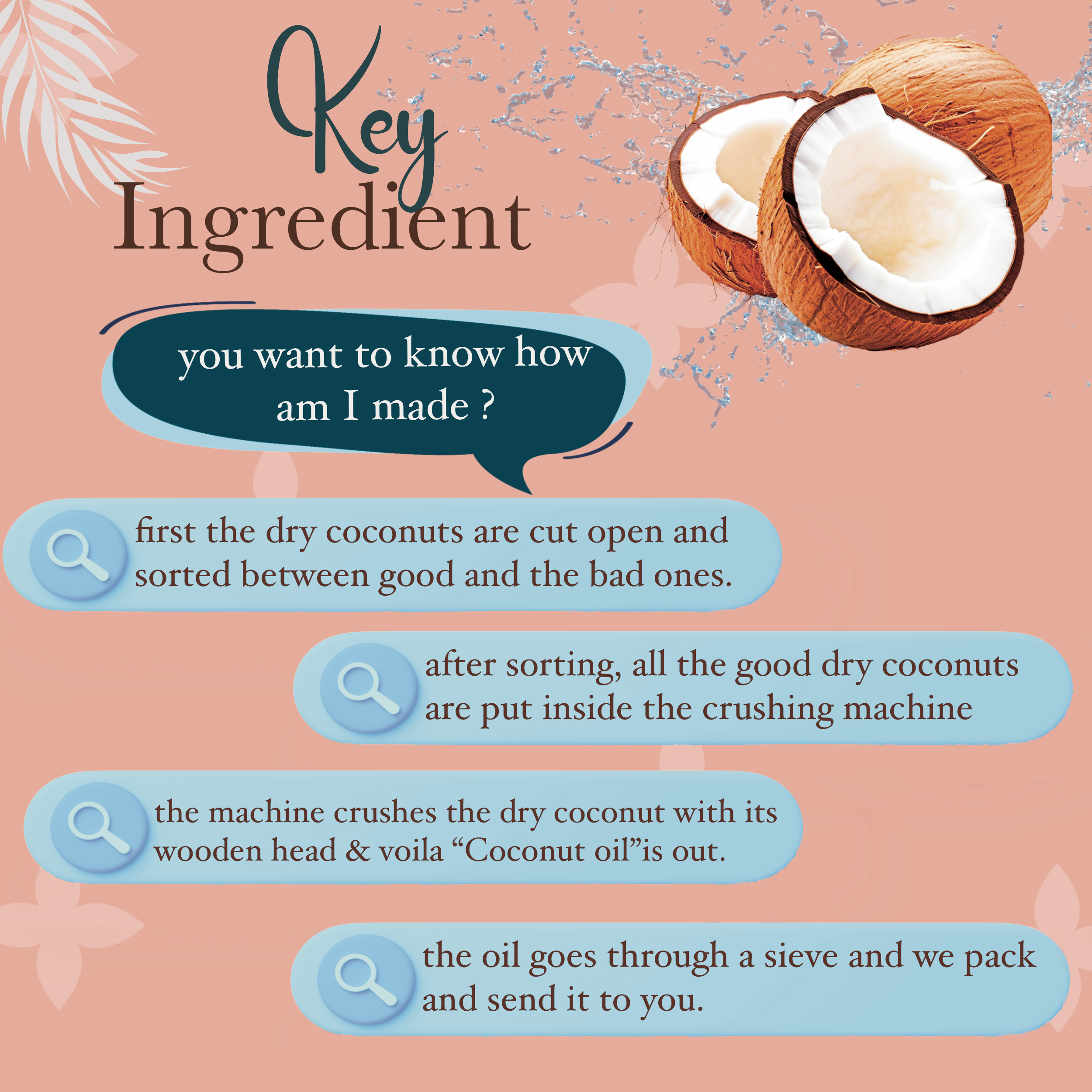 Pure Coconut Oil – 100% Wood Pressed and Natural