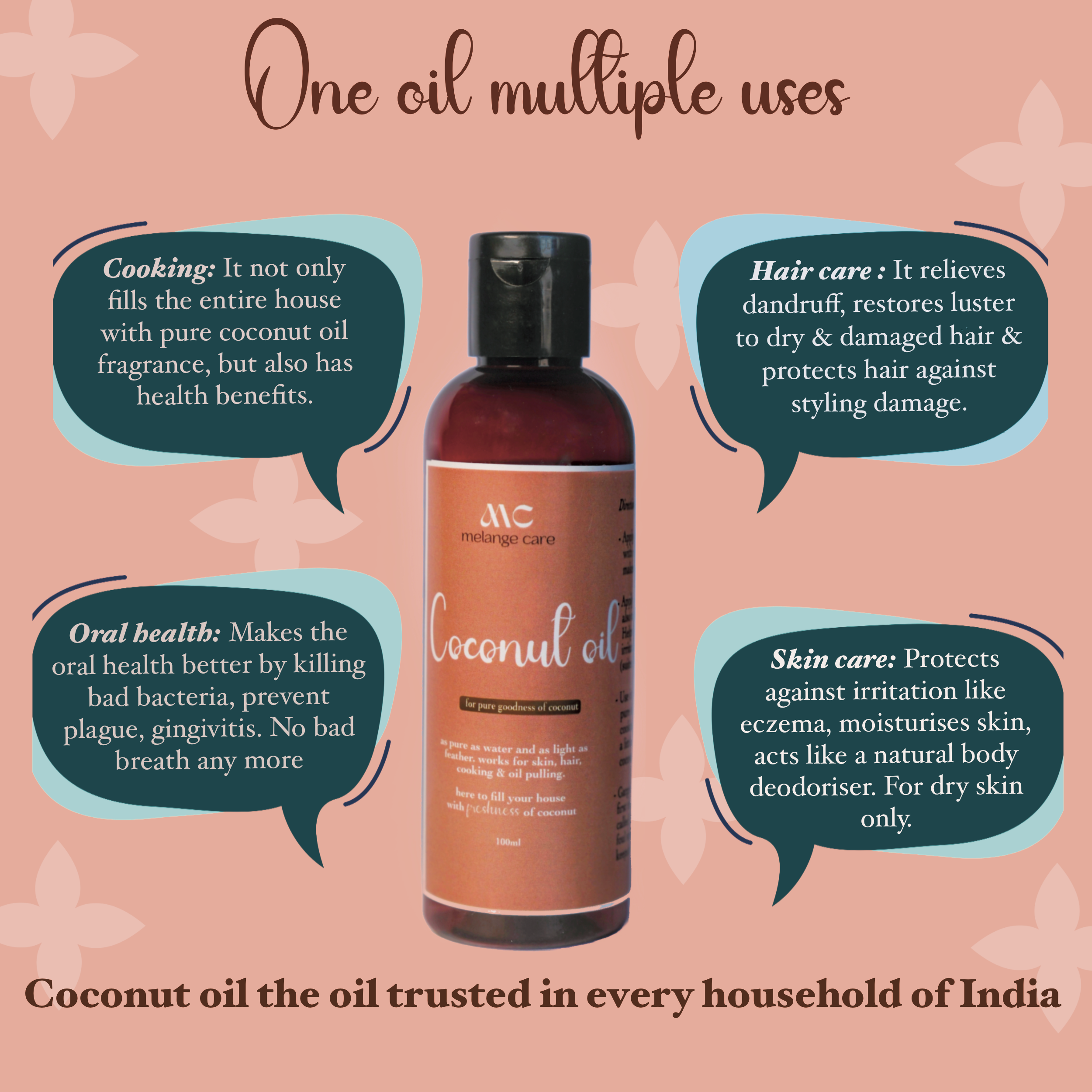 Pure Coconut Oil – 100% Wood Pressed and Natural