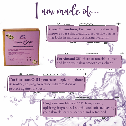 Jasmine Delight Soap: A Sweet Floral Indulgence for All Skin Types
