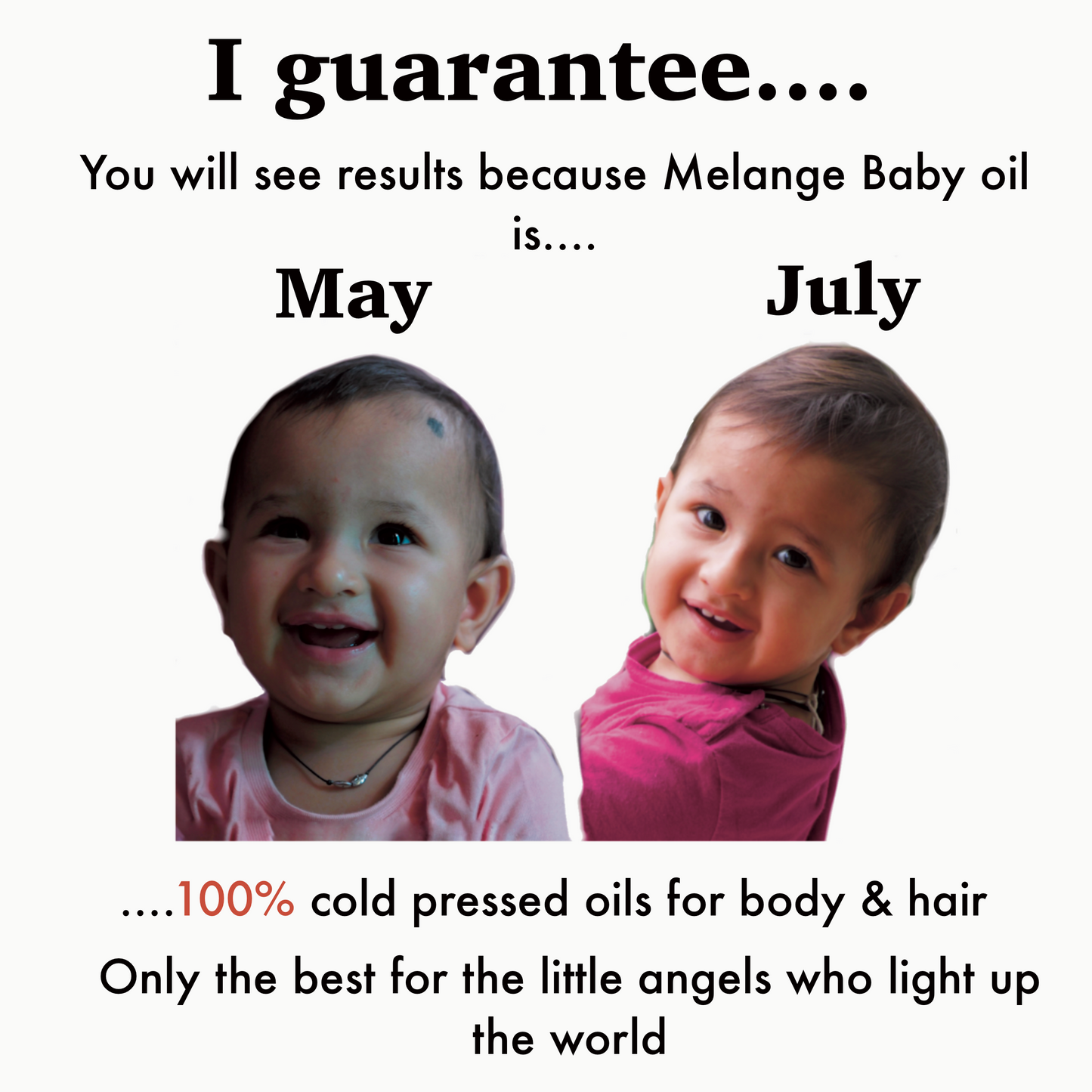 Melange Baby Oil for baby hair growth and soft skin