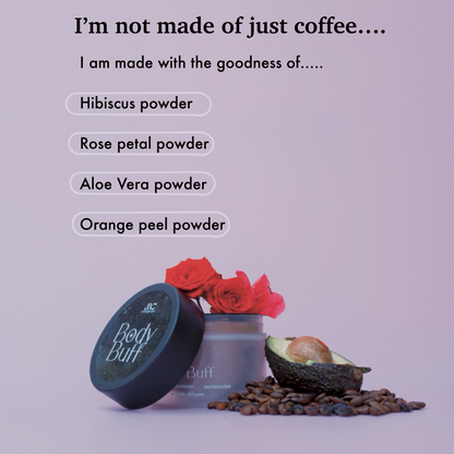 Melange Body Buff moisturising body scrub for winter and dry skin