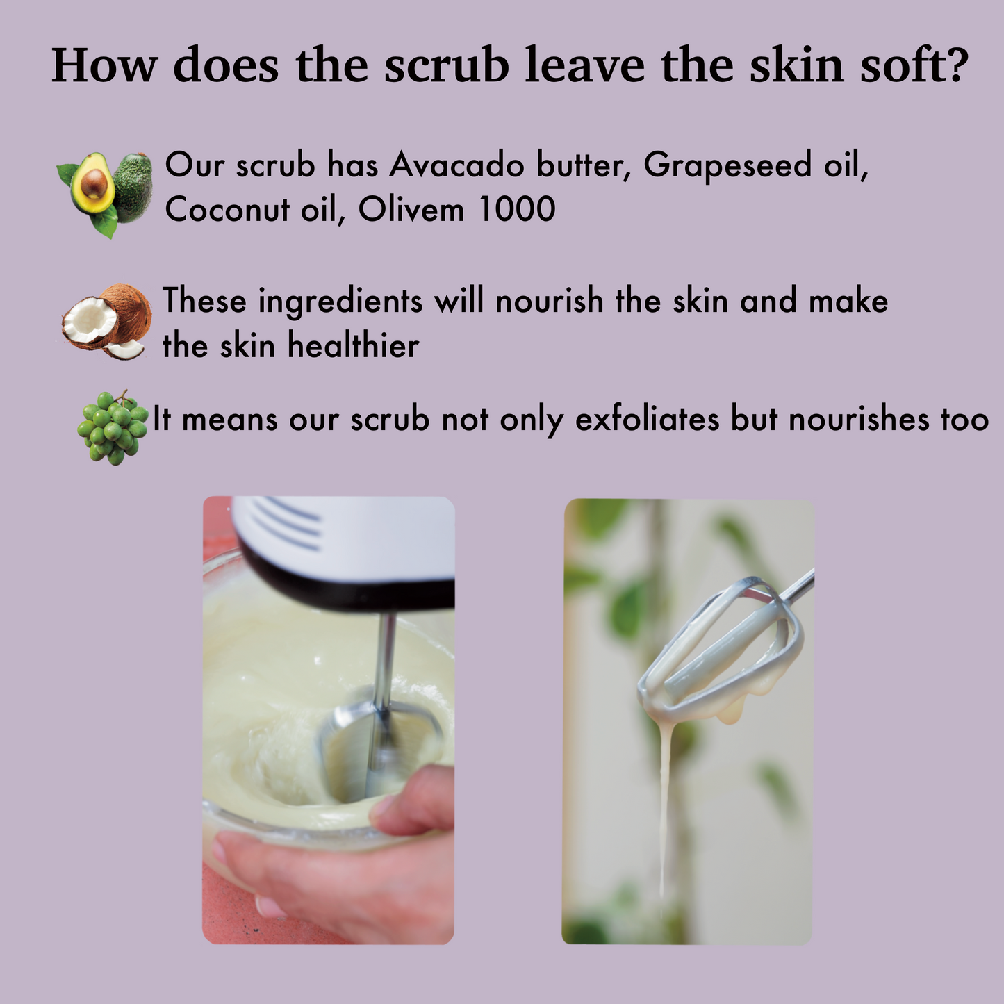 Melange Body Buff freshly ground coffee scrub for soft glowing skin