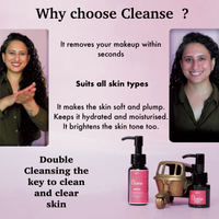 Melange Cleanse removes waterproof mascara kajal and heavy makeup