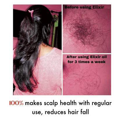 Melange Elixir ingredients natural herbal hair oil