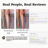 Melange Golden Massage Oil for eyelash growth and nail cuticles