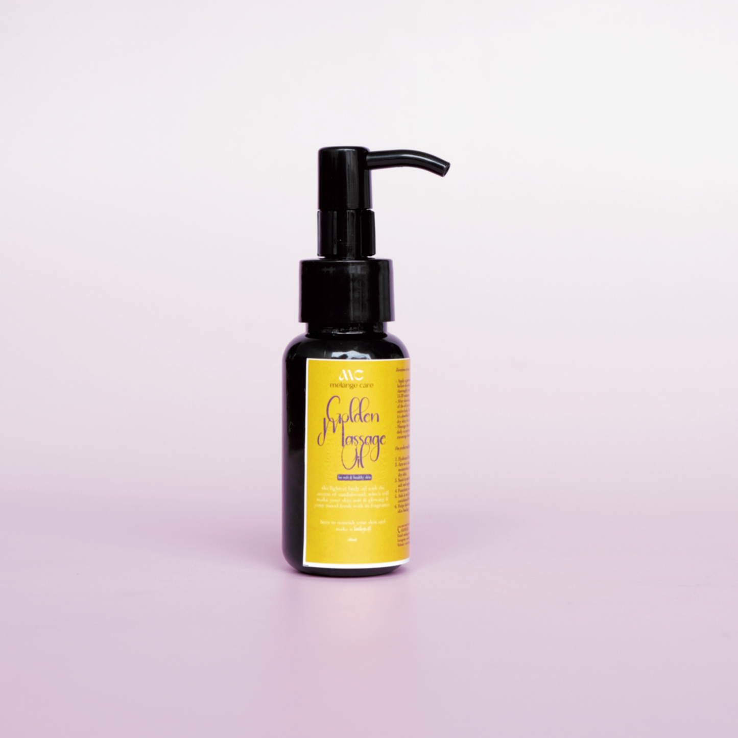 Melange Golden Massage Oil natural body oil after bath India