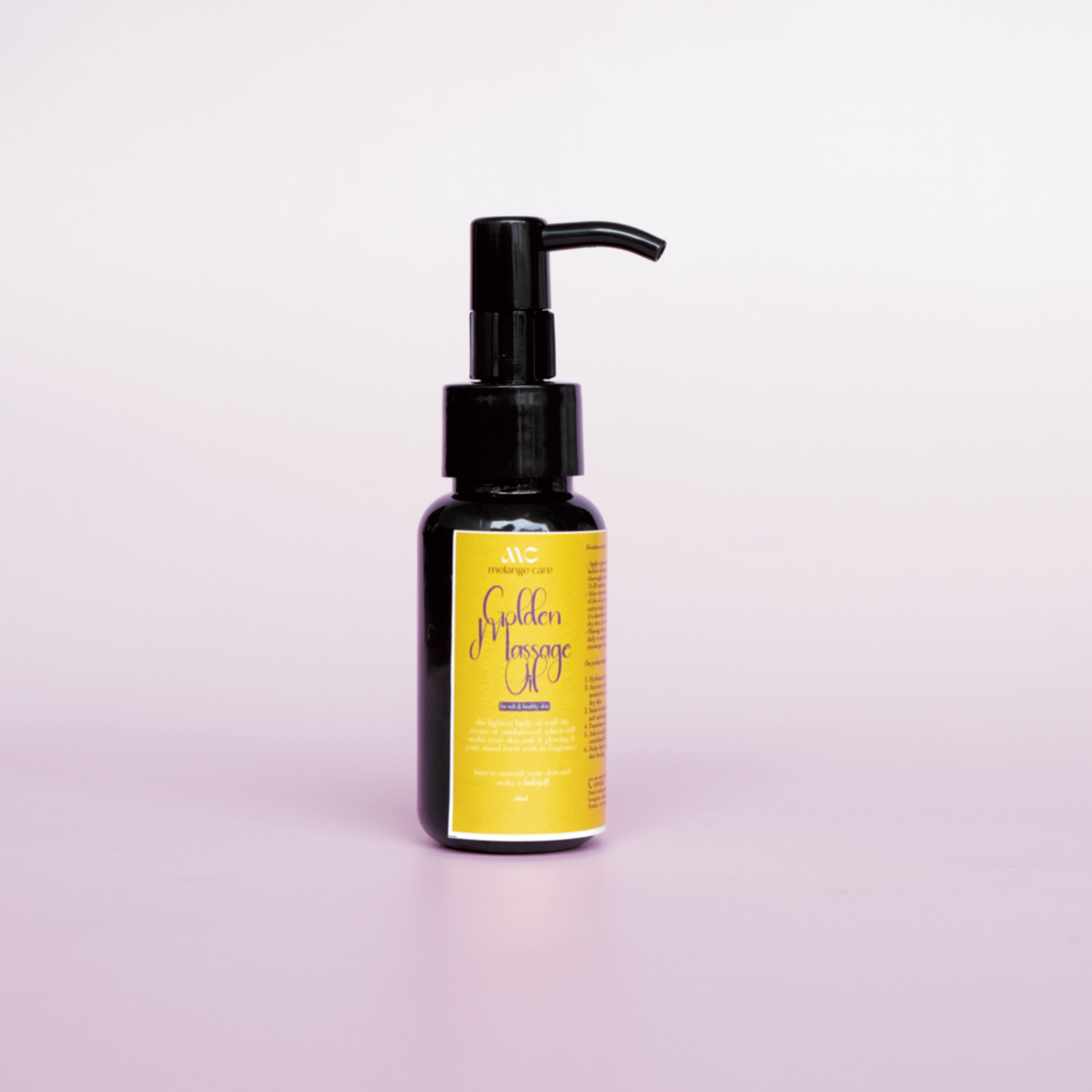 Melange Golden Massage Oil natural body oil after bath India