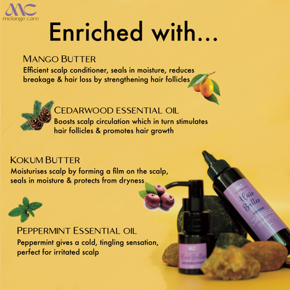 Melange Hair Butter serum for thick dry and frizzy hair