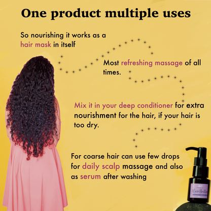 Melange Summer Collection Hair Butter protects hair from harsh sun and dryness