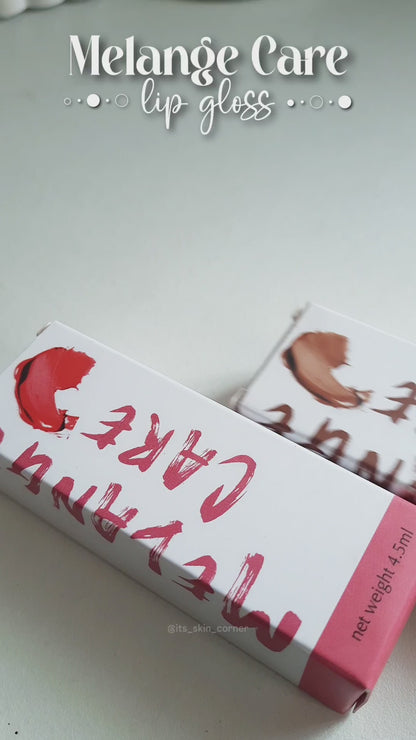Melange Mocha Lip Gloss – coffee fragrance, rich brown colour and lightweight non sticky texture